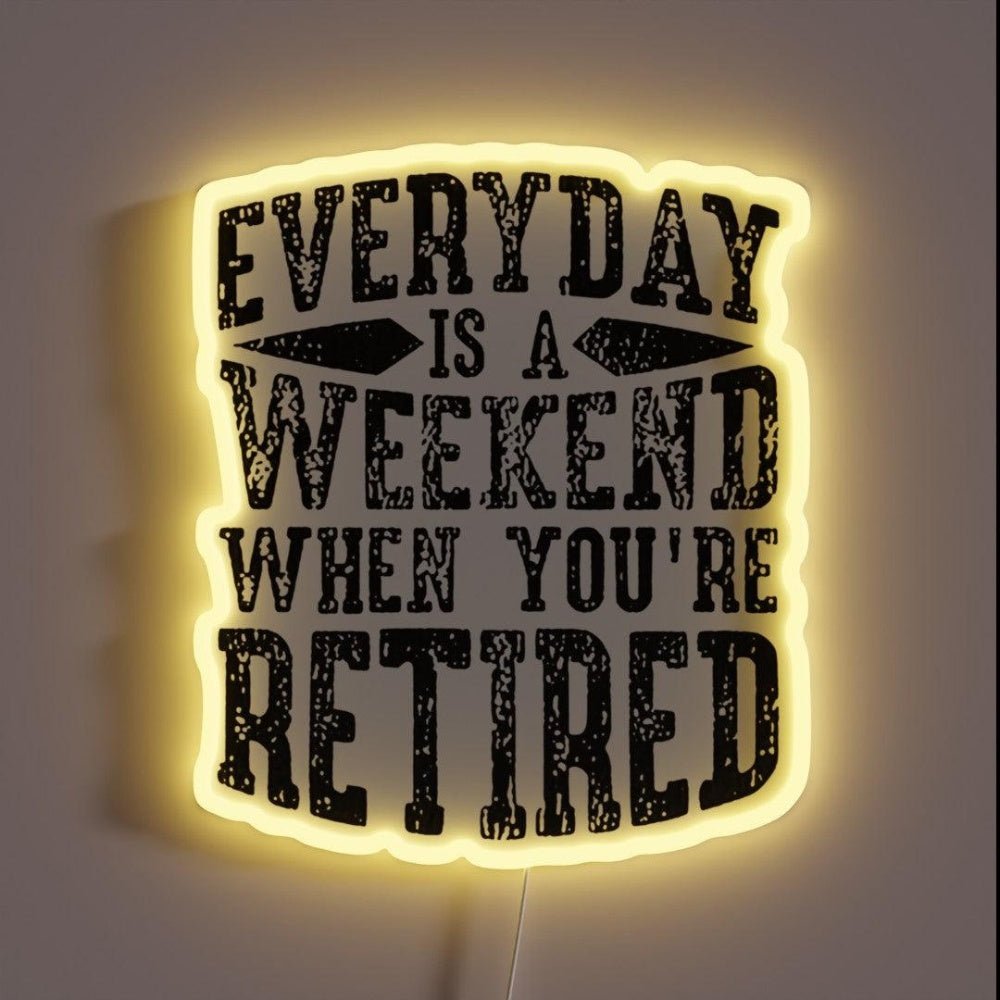 Everyday Is A Weekend Rgb Led Neon Sign - Shineneon