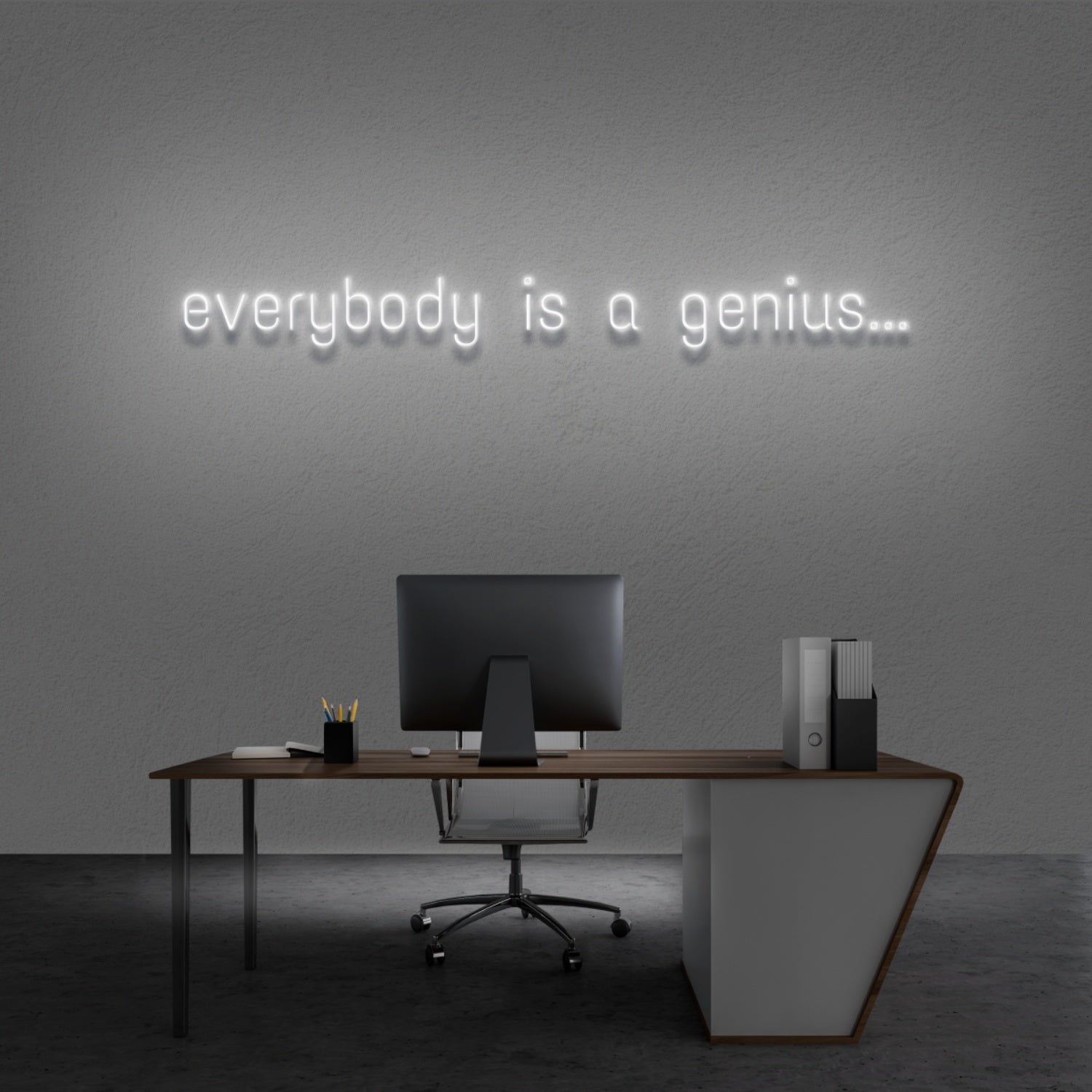 Everyone Is A Genius Neon Sign | Shineneon