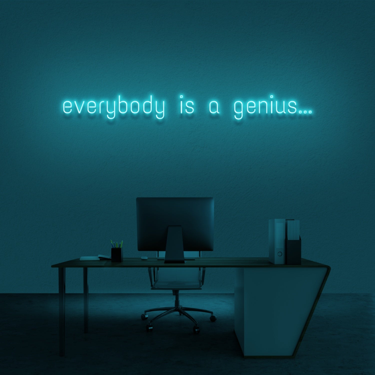 Everyone Is A Genius Neon Sign | Shineneon