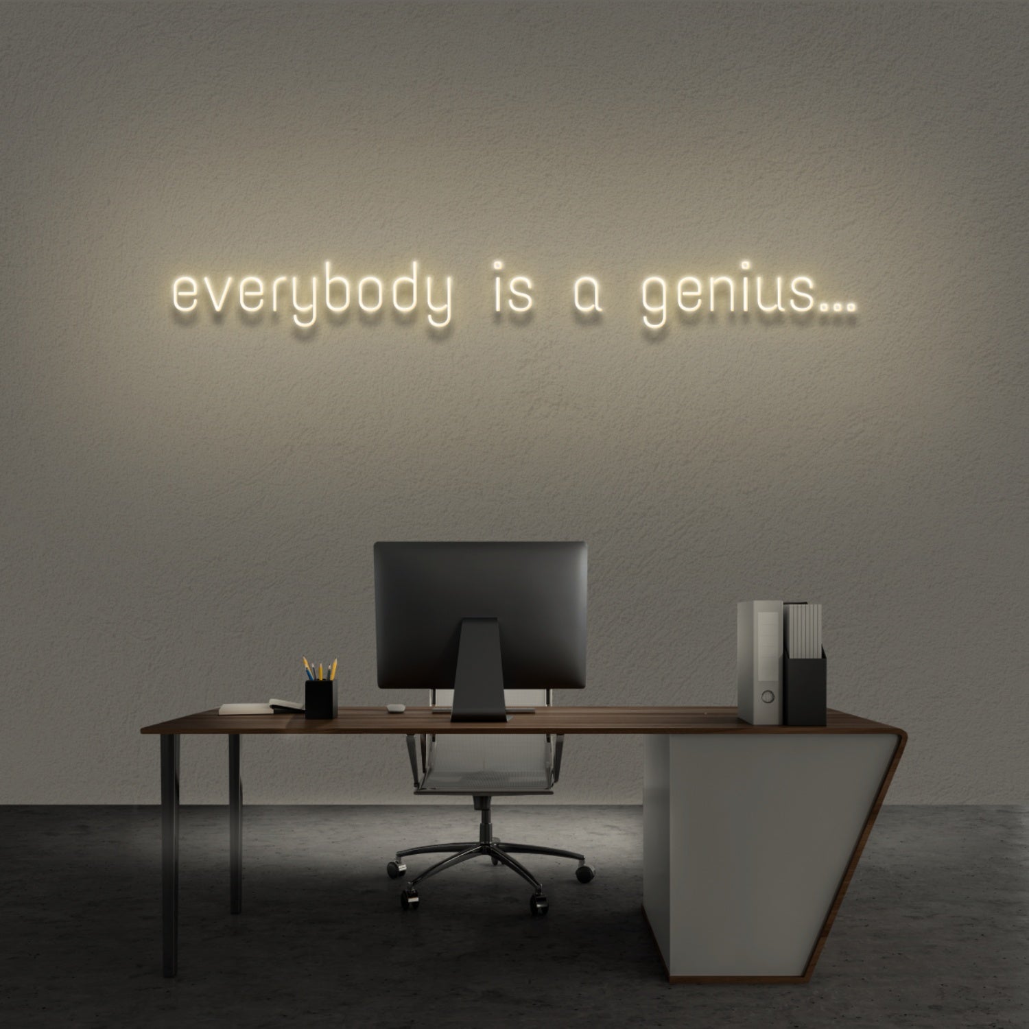 Everyone Is A Genius Neon Sign | Shineneon