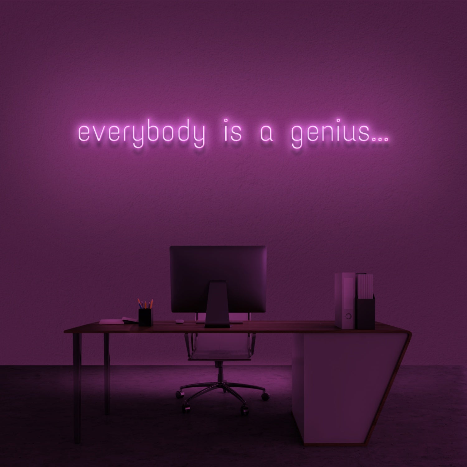Everyone Is A Genius Neon Sign | Shineneon