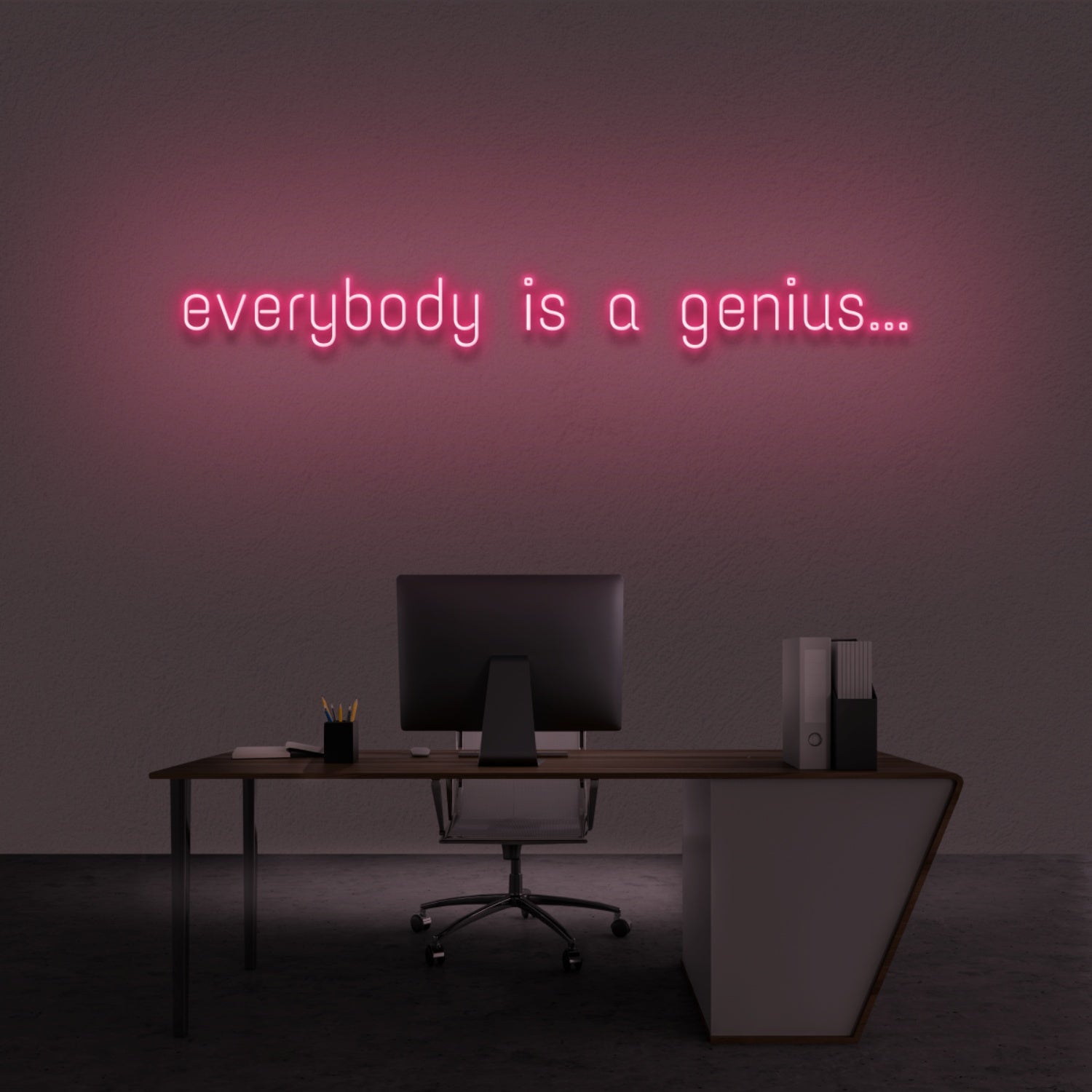 Everyone Is A Genius Neon Sign | Shineneon