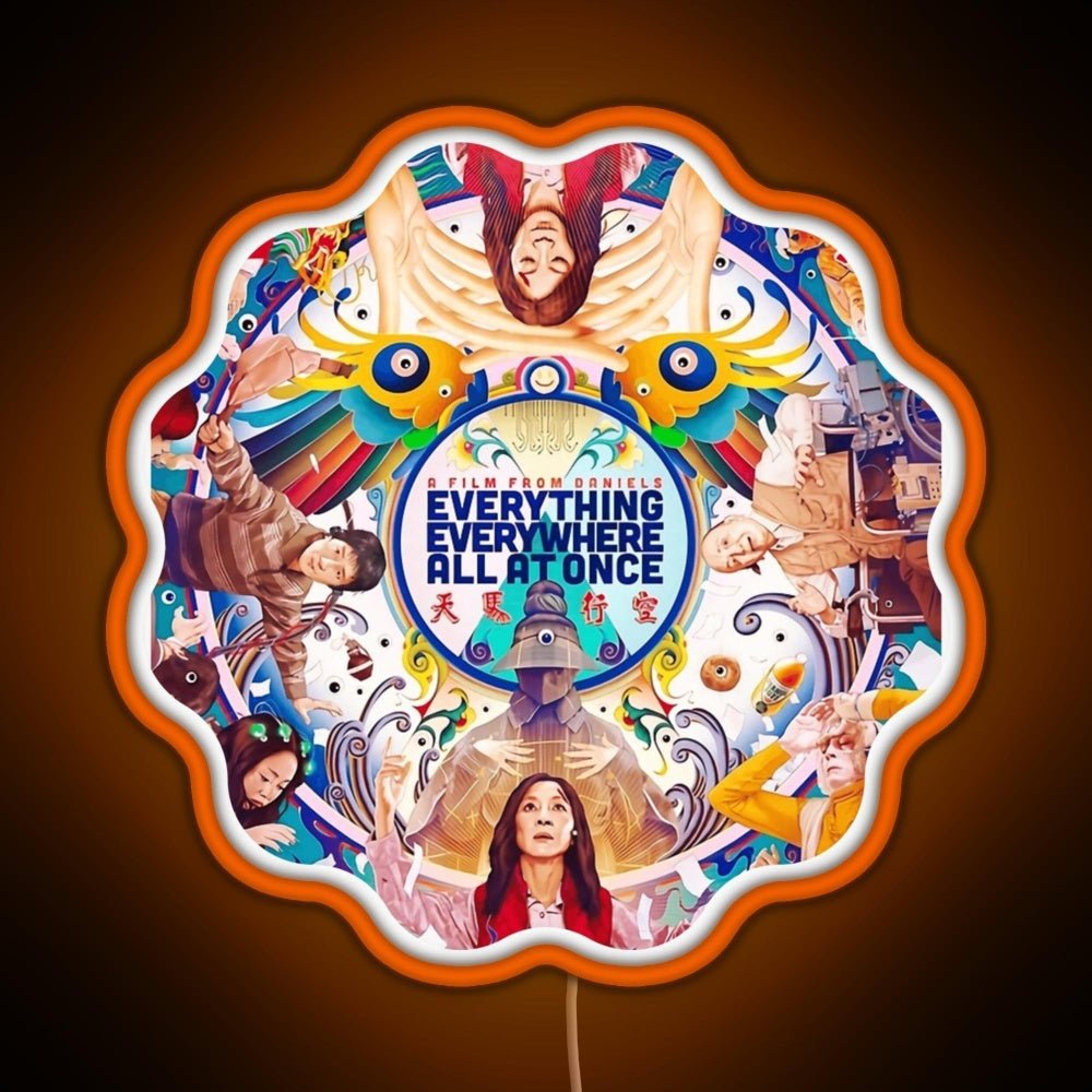 Everything Everywhere All At Once Sci Fi 2022 Rgb Led Neon Sign Pop Wall Art - Shineneon