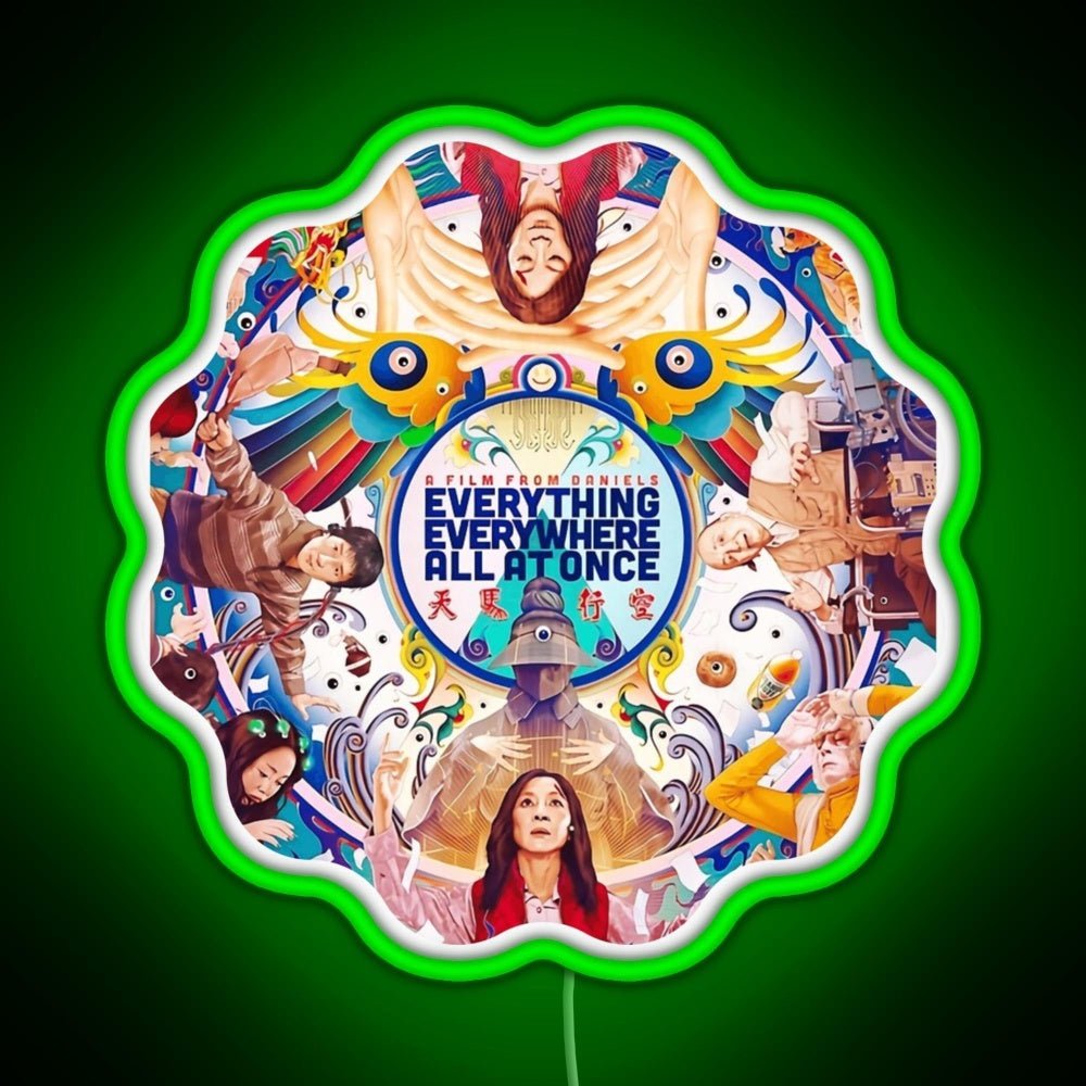 Everything Everywhere All At Once Sci Fi 2022 Rgb Led Neon Sign Pop Wall Art - Shineneon