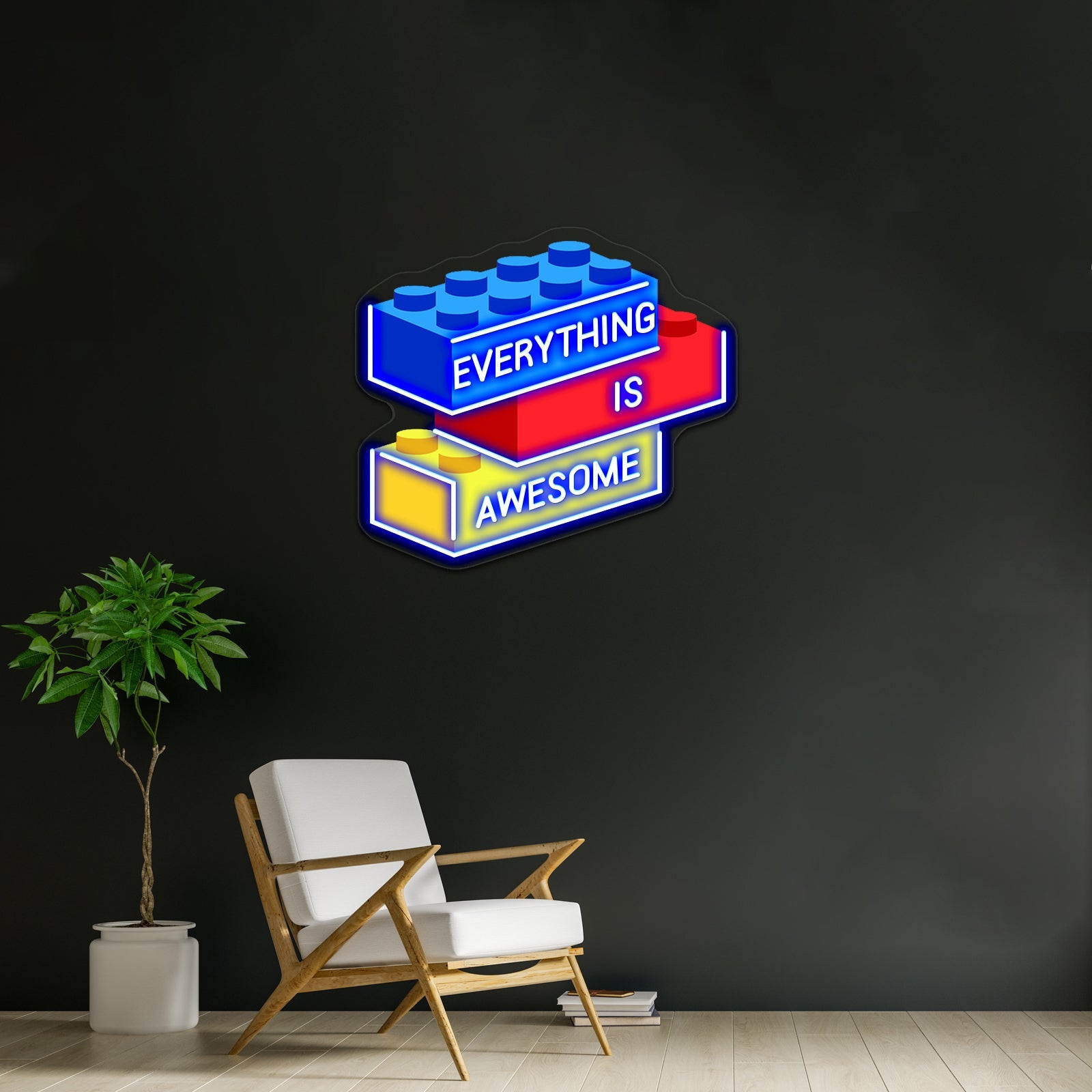 Everything Is Awesome Artwork Custom Neon Led Sign - Shineneon