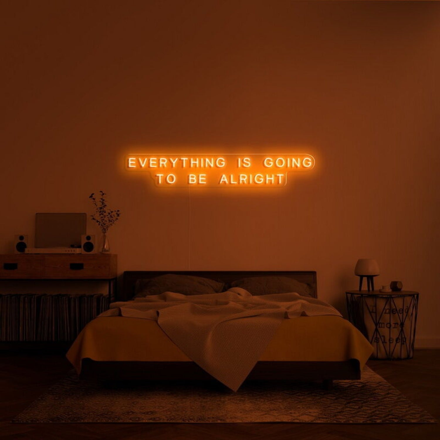 Everything Is Going To Be Alright Led Neon Sign For Positive Spaces - Shineneon