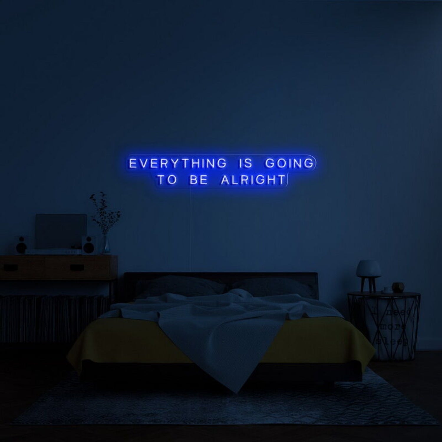 Everything Is Going To Be Alright Led Neon Sign For Positive Spaces - Shineneon