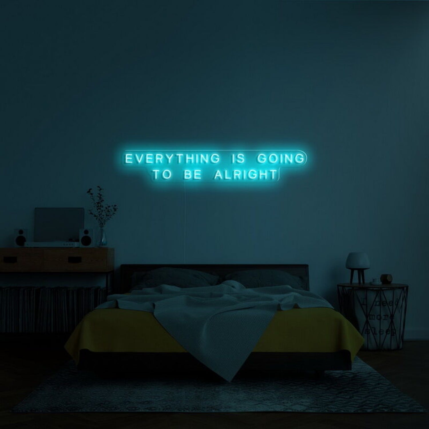 Everything Is Going To Be Alright Led Neon Sign For Positive Spaces - Shineneon
