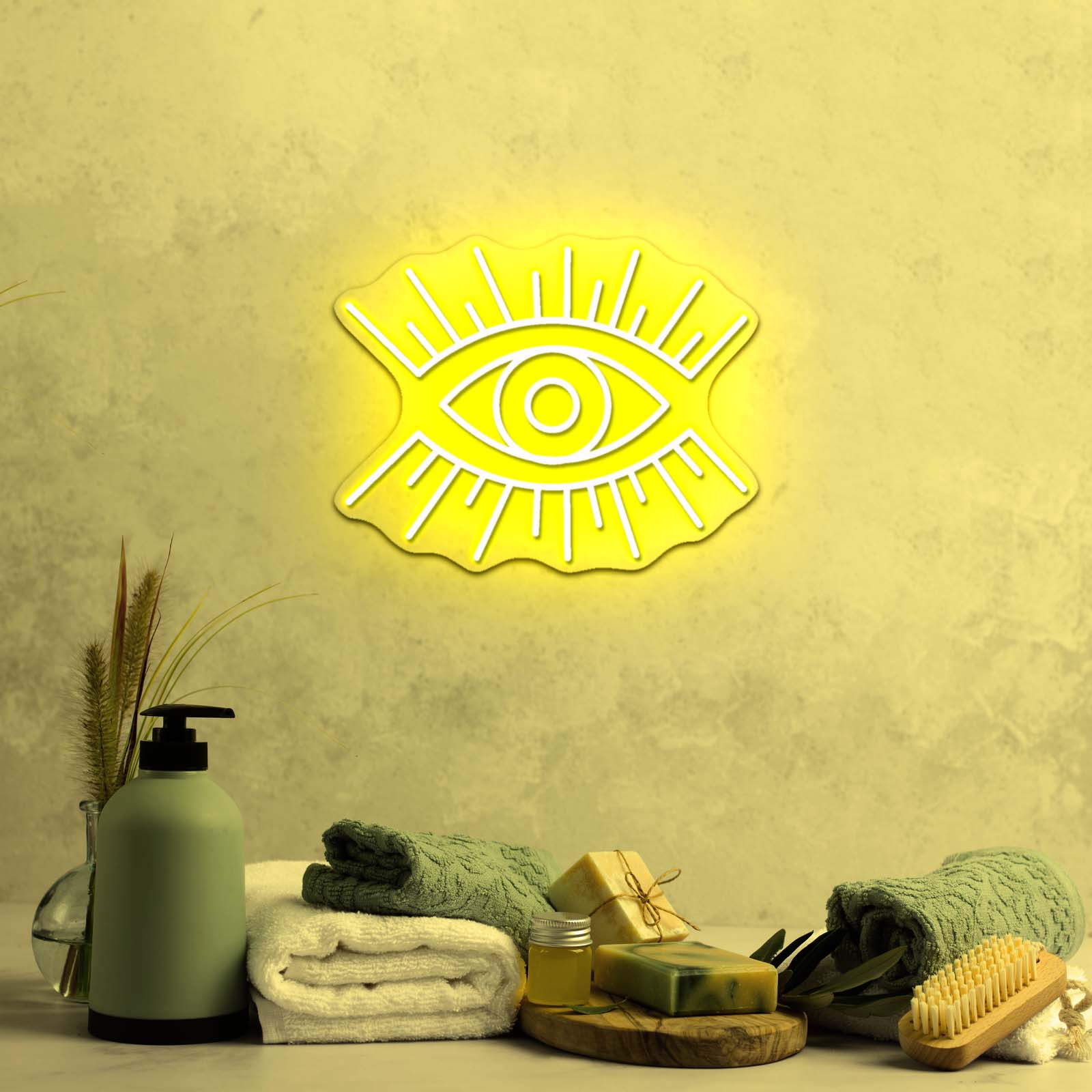 Evil Eye Neon Sign Wall Decor Large Neon Signs