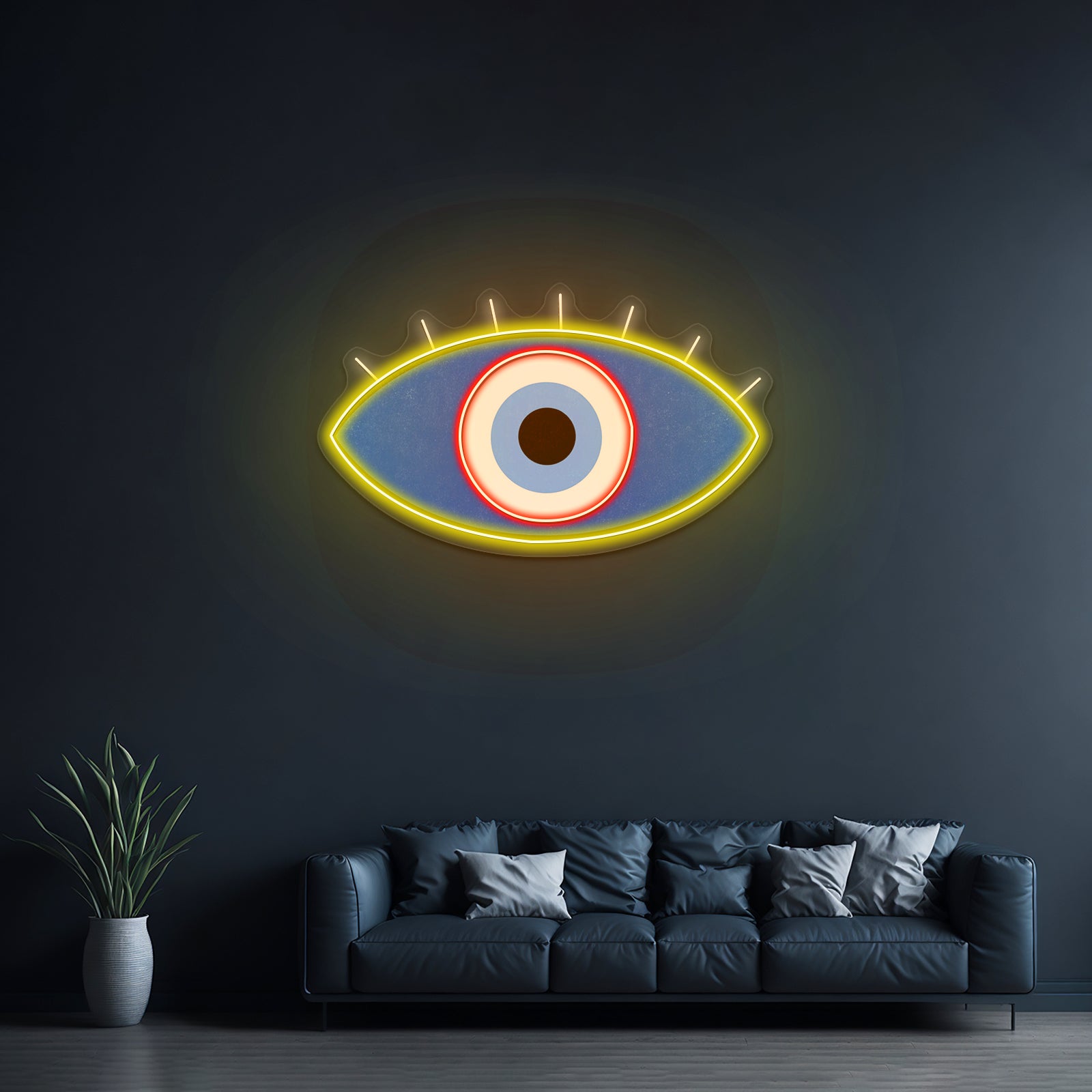 Evil Eye Room Lights Neon For Sale