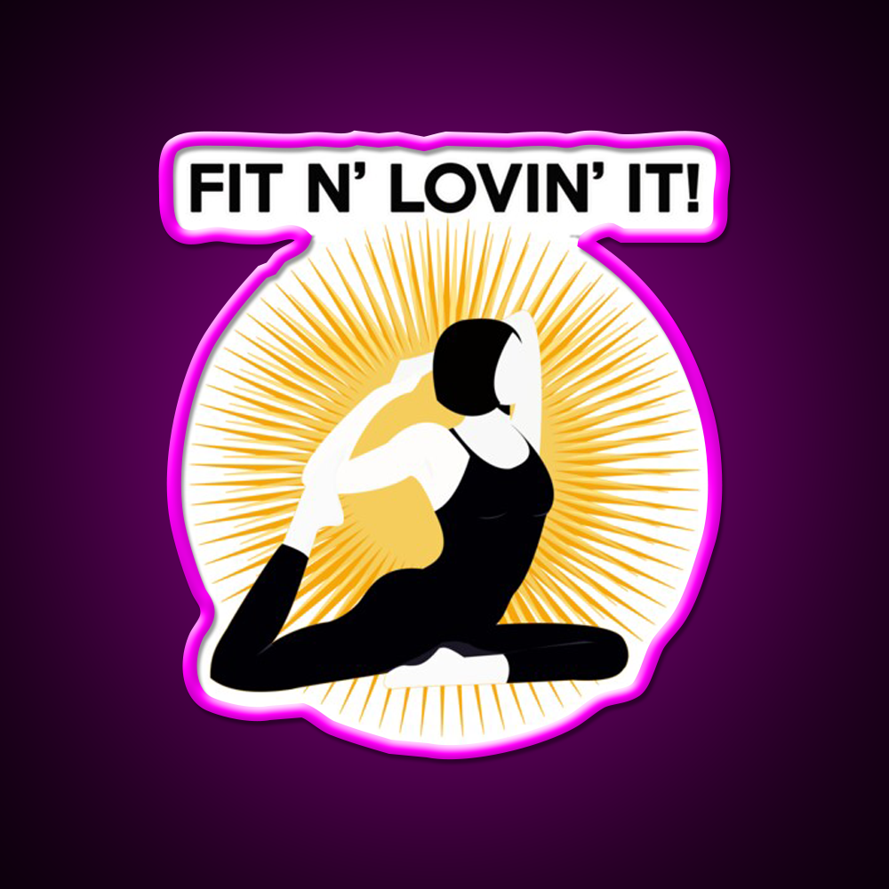 Exercise Shirts For Women Yoga Led Neon Sign Rgb Color