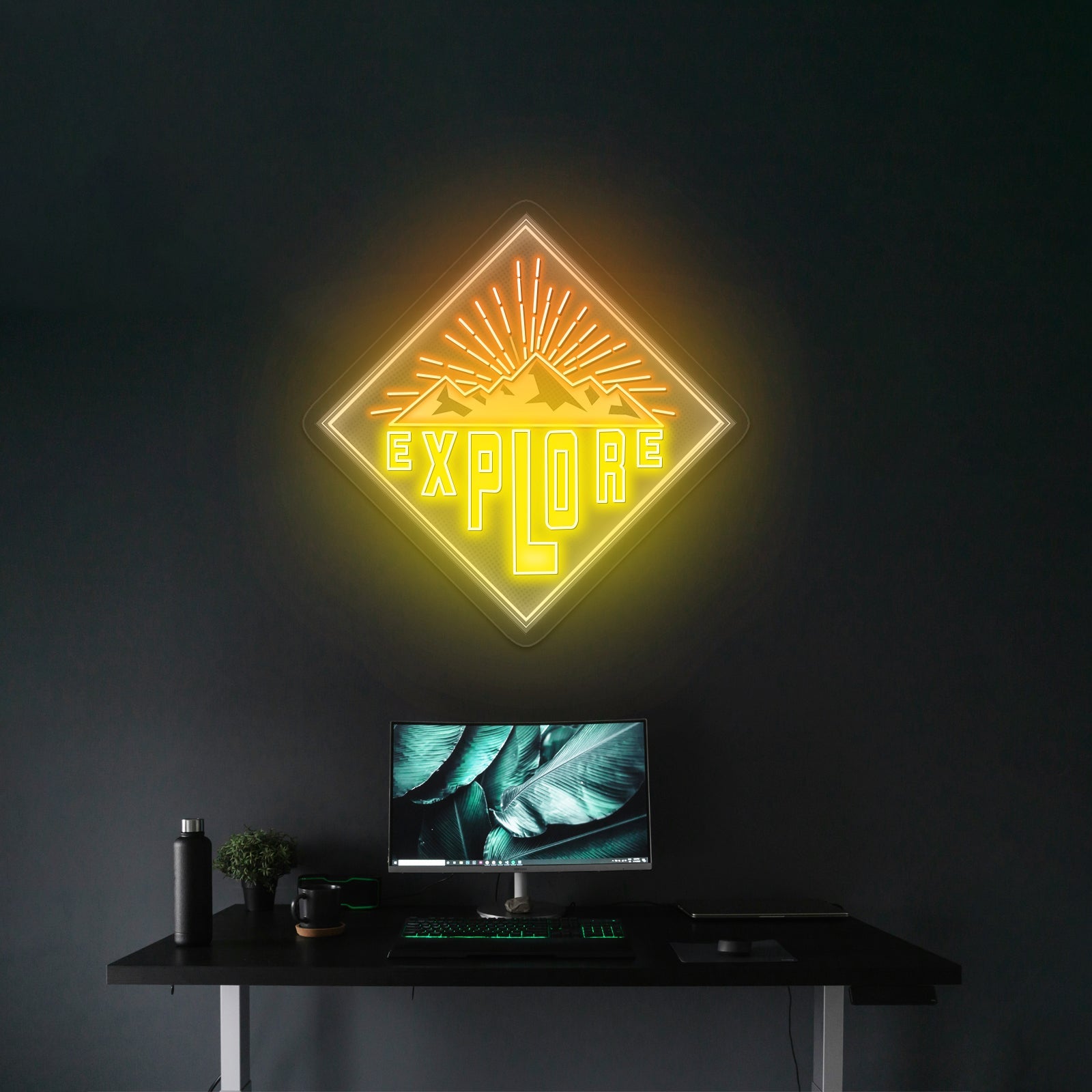 Explore Mountains Large Neon Signs - Shineneon