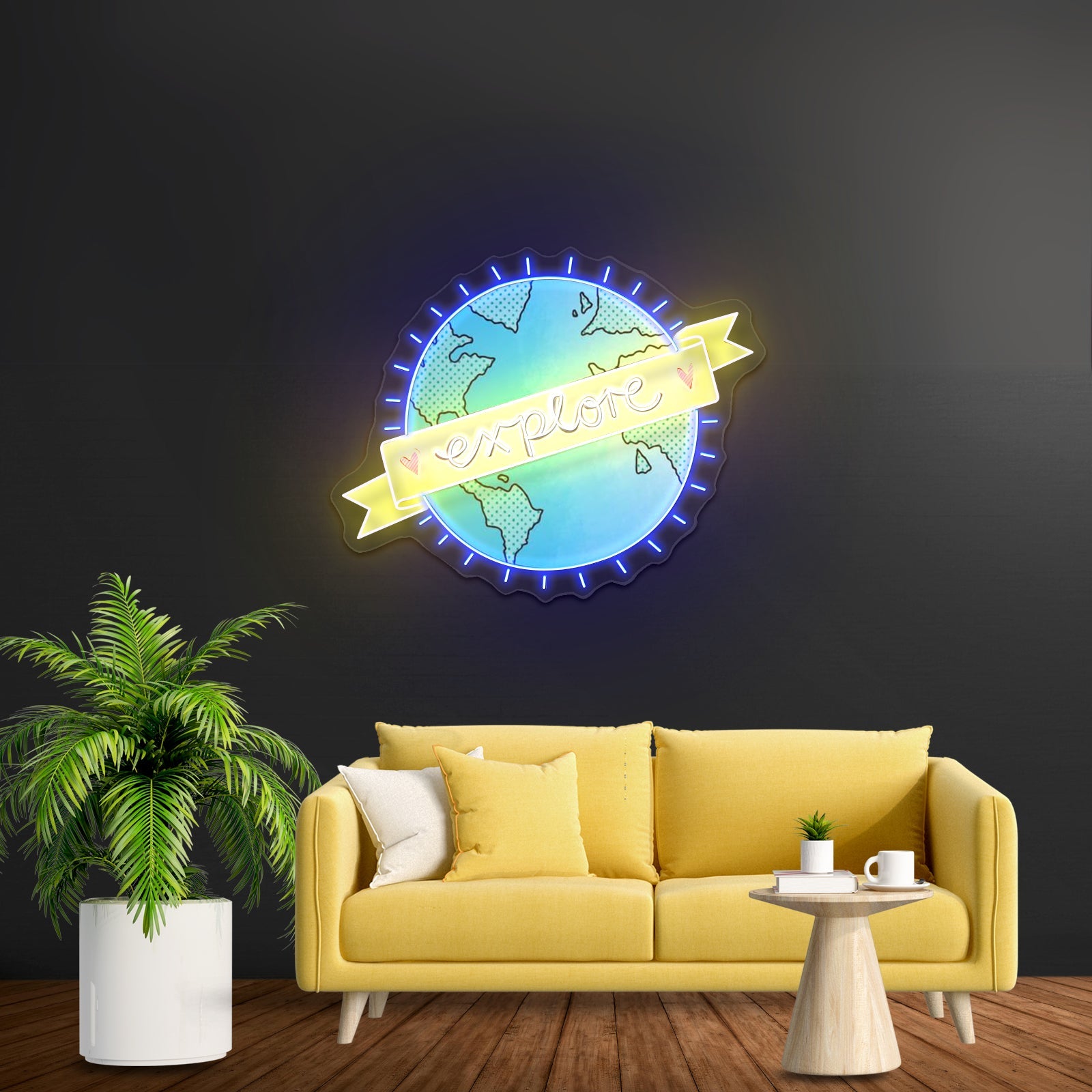 Explore World Neon Signs Custom Neon Light Sign - Shineneon