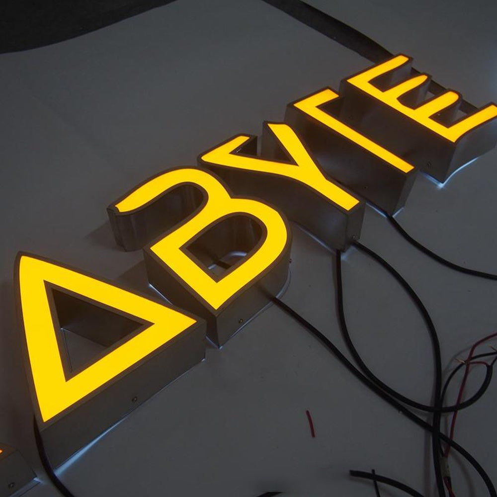 Extrabyte 3D Frontlit Letters Metal Led Sign
