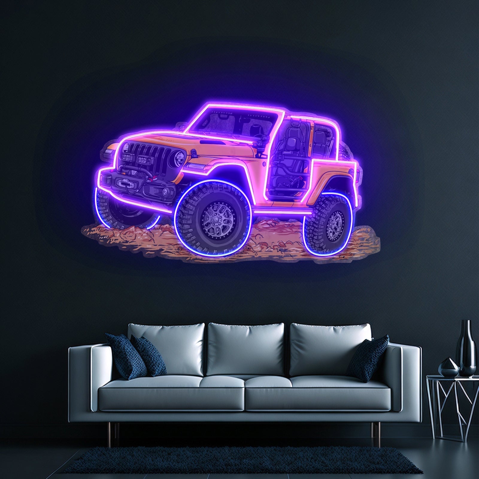Extreme Blue Off Road Led Neon Sign Light Custom Led Signs - Shineneon