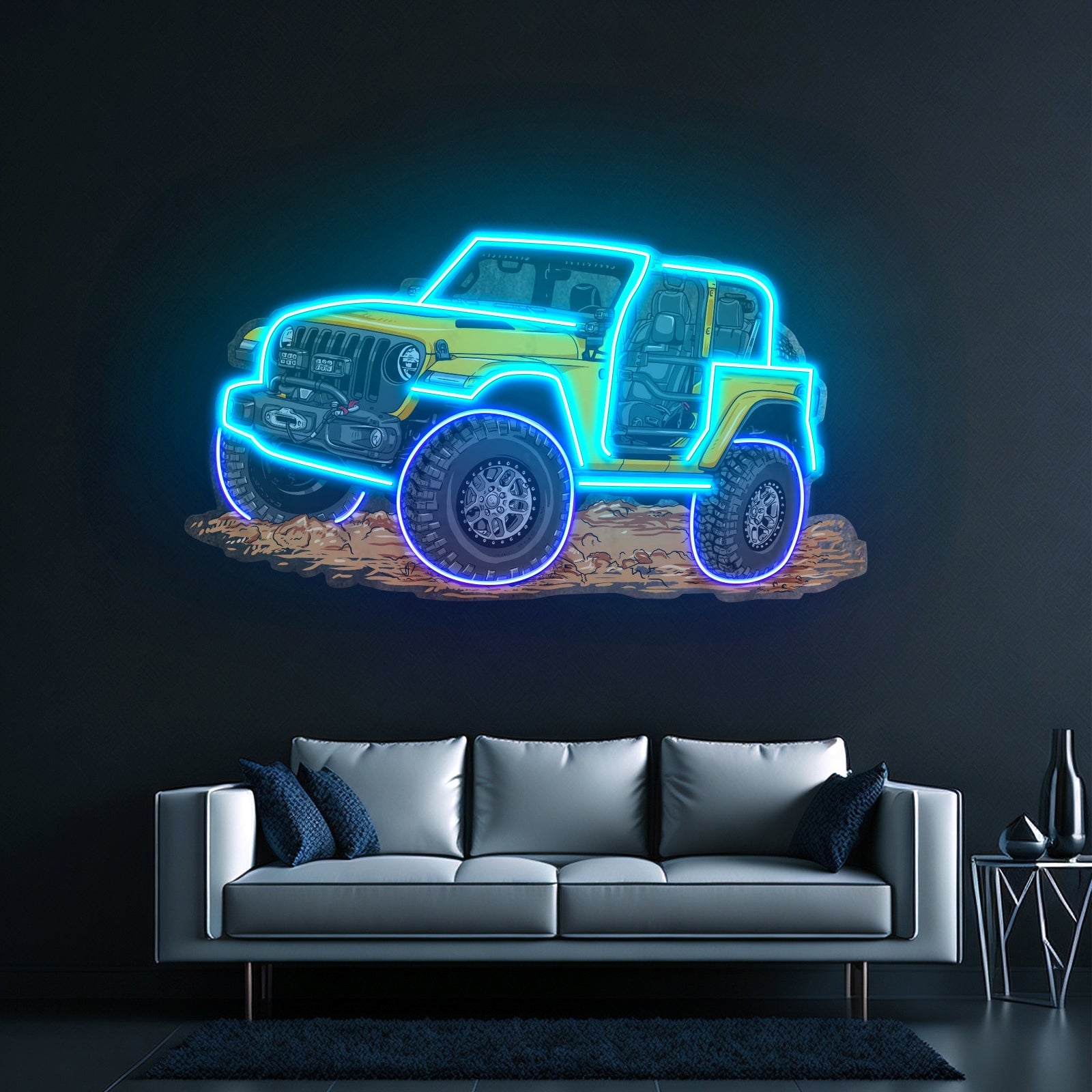 Extreme Blue Off Road Led Neon Sign Light Custom Led Signs - Shineneon
