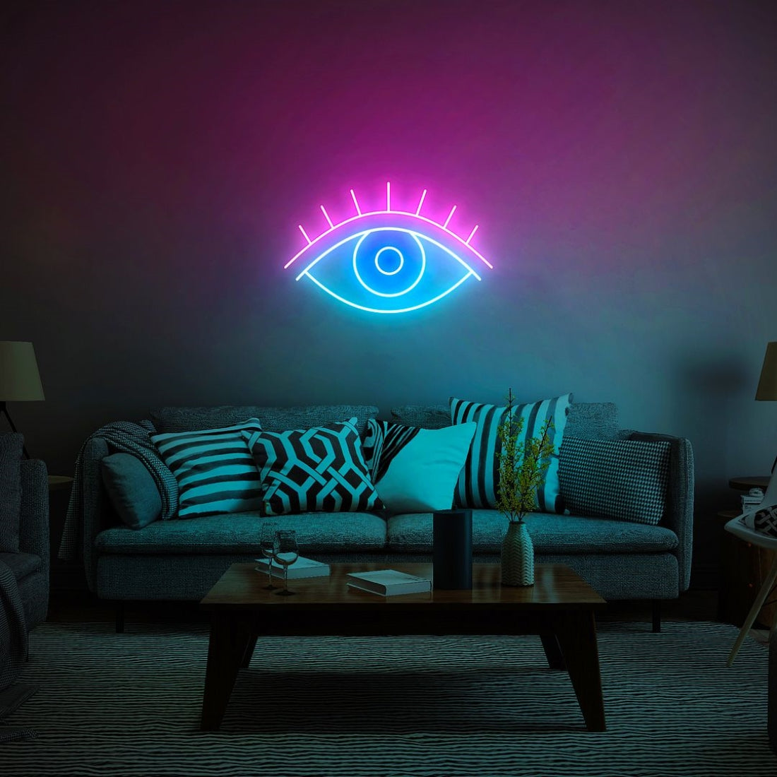 Eye Led Sign Business Neon Signs