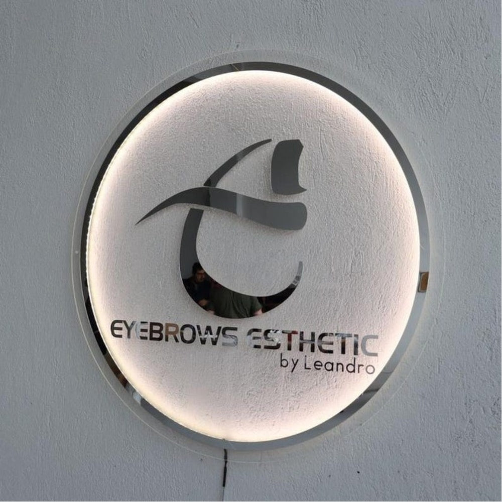 Eyebrows Esthetic Acrylic Business Logo Sign - Shineneon