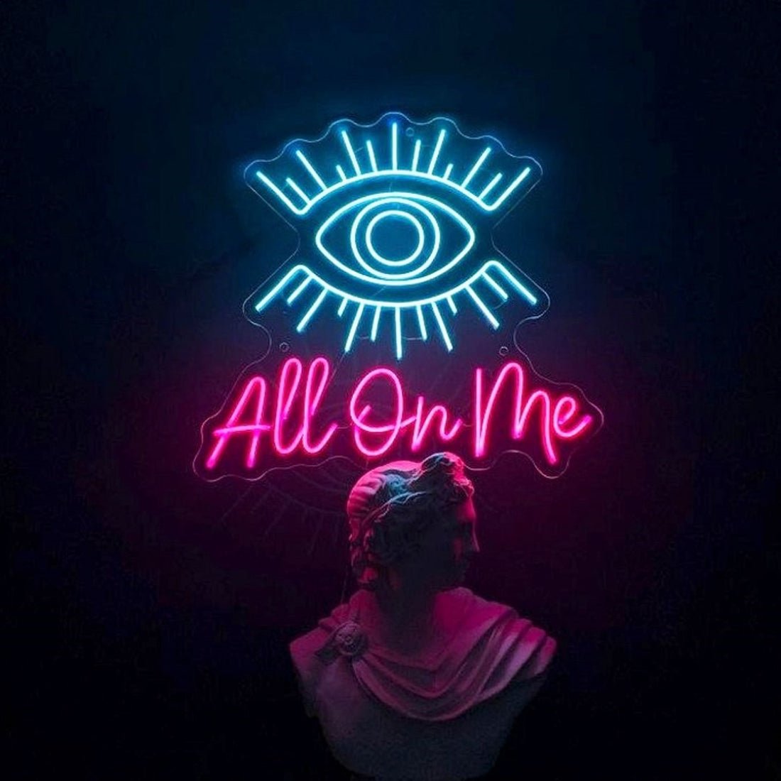 Eyes All On Me Led Led Sign Business Neon Sign - Shineneon