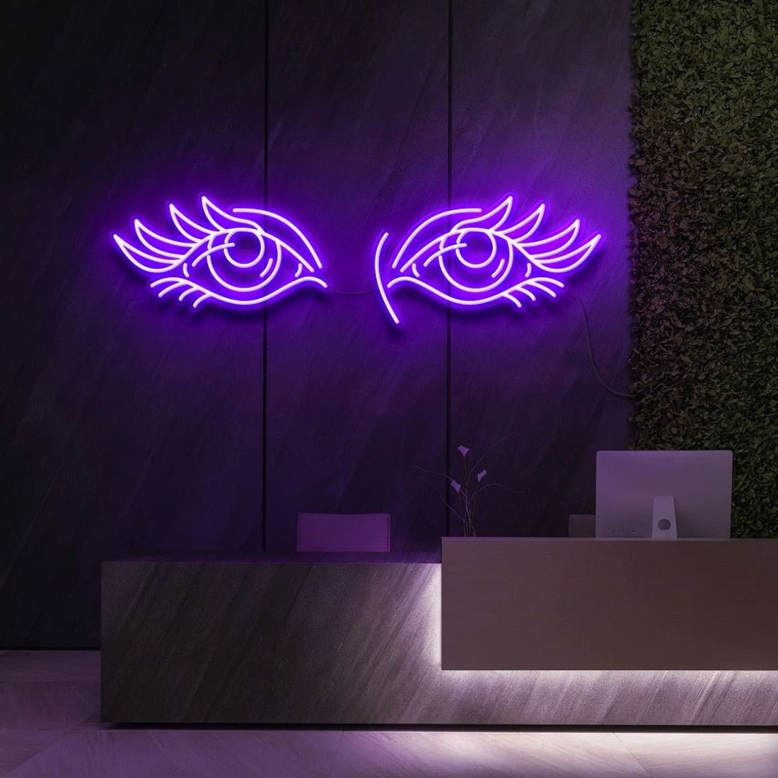 Eyes And Lashes Led Sign Business Neon Sign - Shineneon