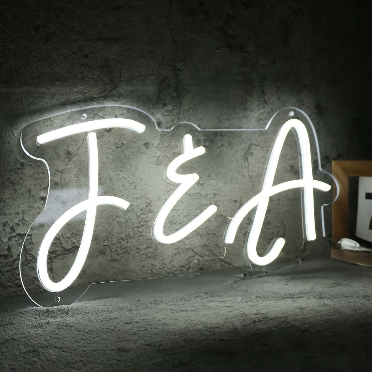 F And A White Neon Sign | Shineneon