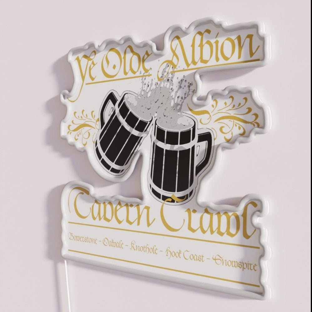 Fable Albion Tavern Crawl Rgb Led Neon Sign - Shineneon
