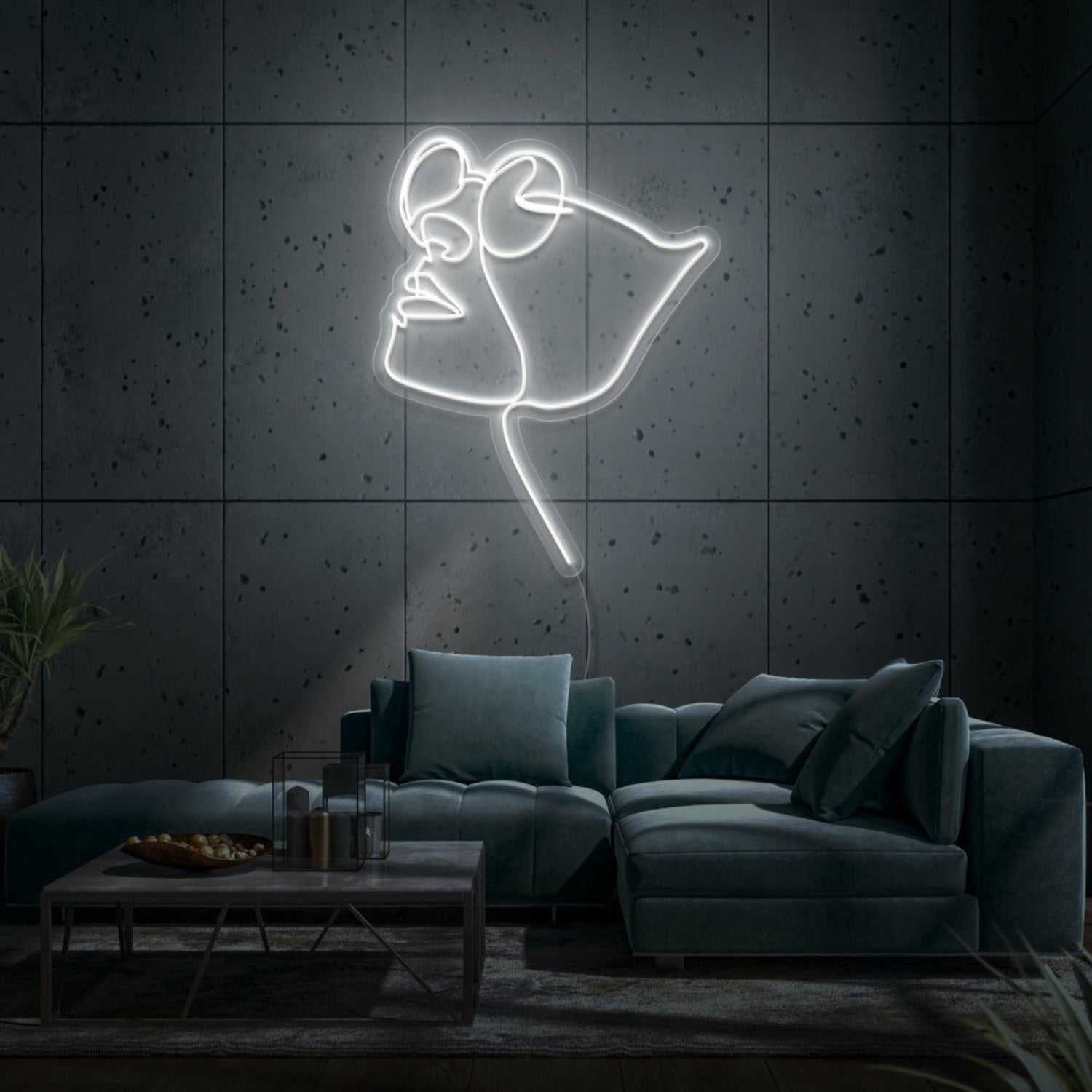 Face With Glasses Led Sign - Shineneon