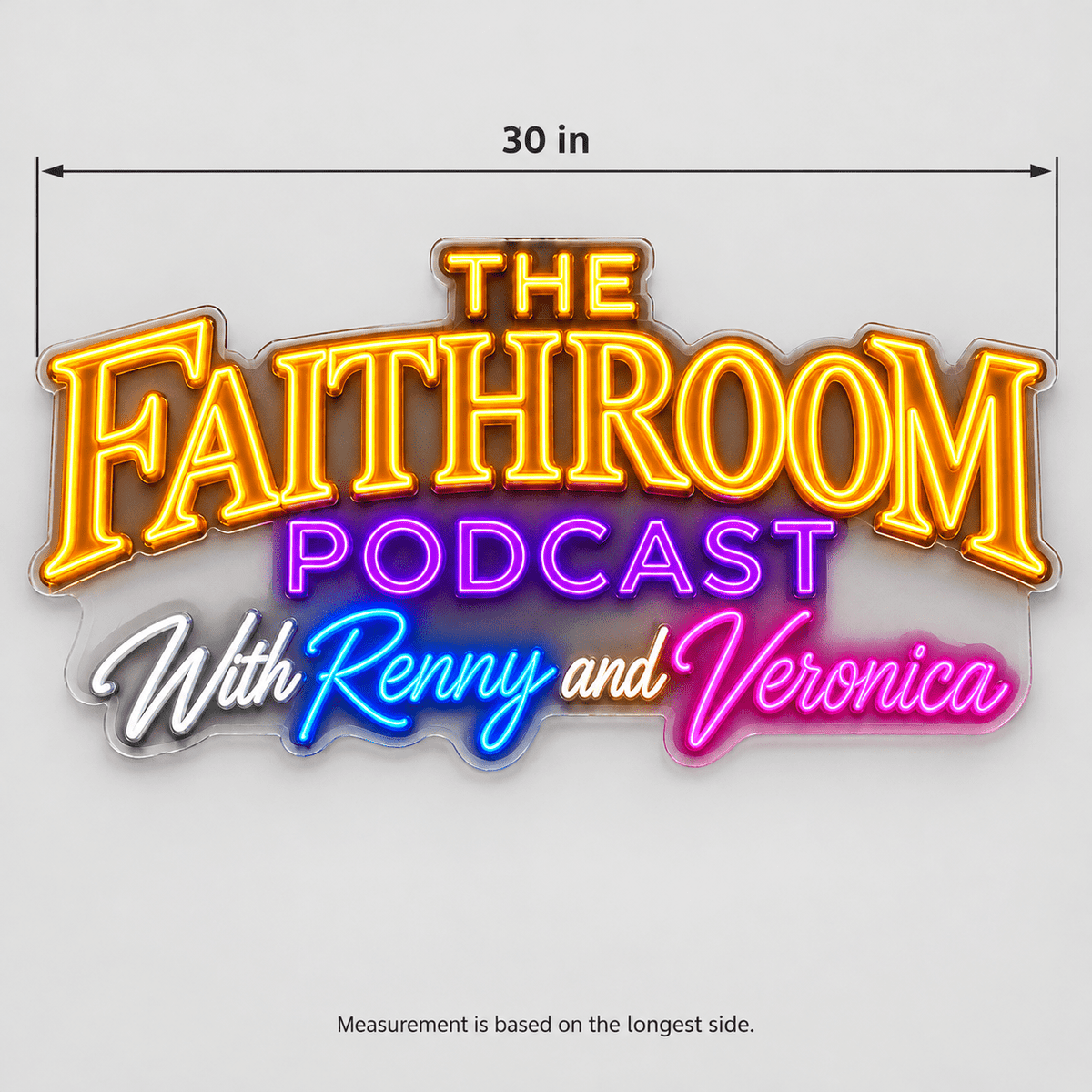 Faithroom Podcast Custom LED Neon Sign - Shineneon