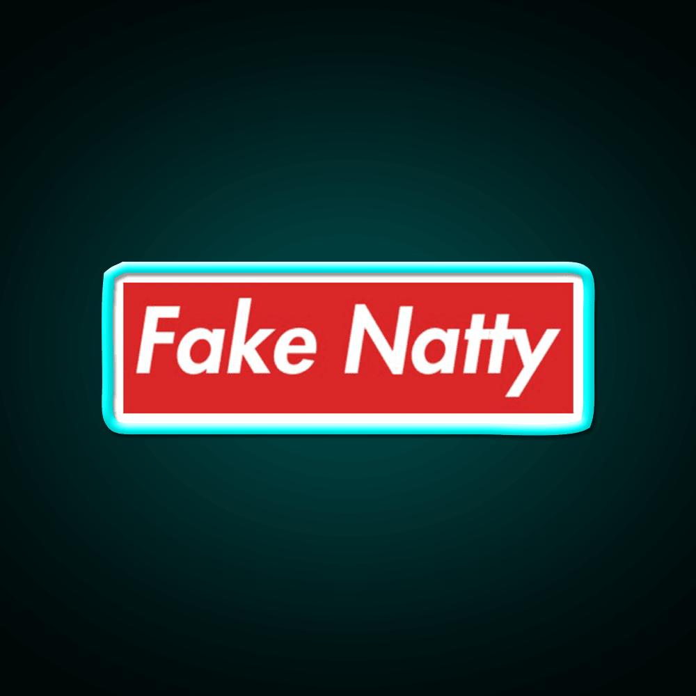 Fake Natty Gym Fitness Led Neon Sign Rgb Color - Shineneon