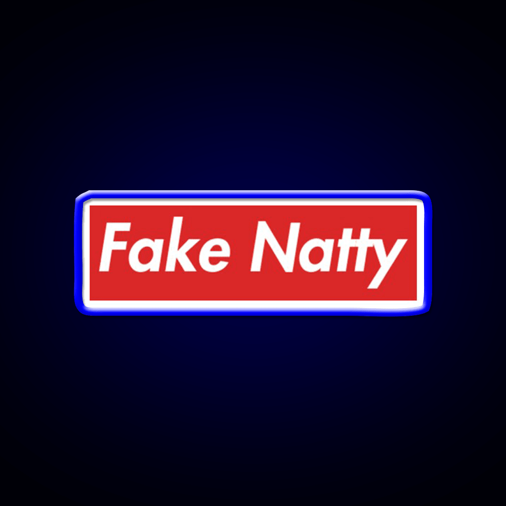 Fake Natty Gym Fitness Led Neon Sign Rgb Color - Shineneon