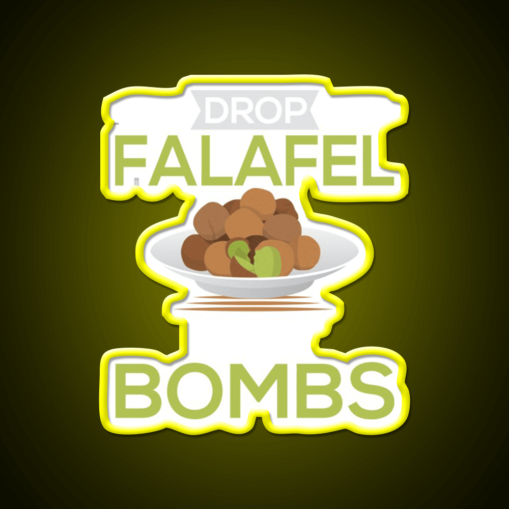 Falafel Arabic Finger Food Snack Food Led Neon Sign Rgb Color - Shineneon