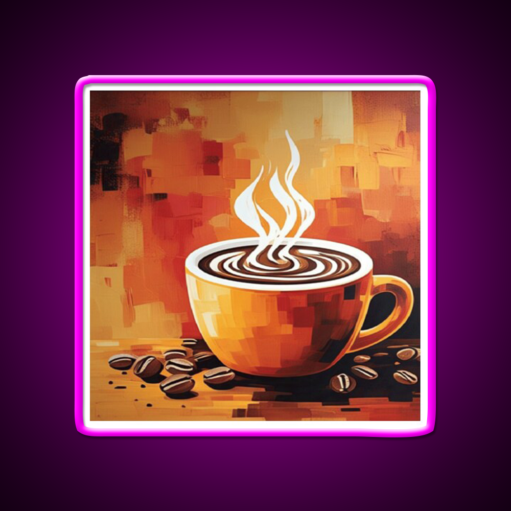 Fall In Love Cafe Led Neon Sign Espresso Bar Art Rgb Color