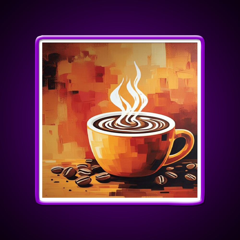 Fall In Love Cafe Led Neon Sign Espresso Bar Art Rgb Color