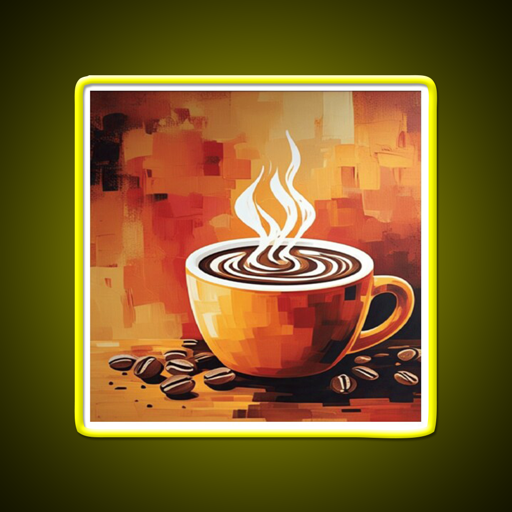 Fall In Love Cafe Led Neon Sign Espresso Bar Art Rgb Color