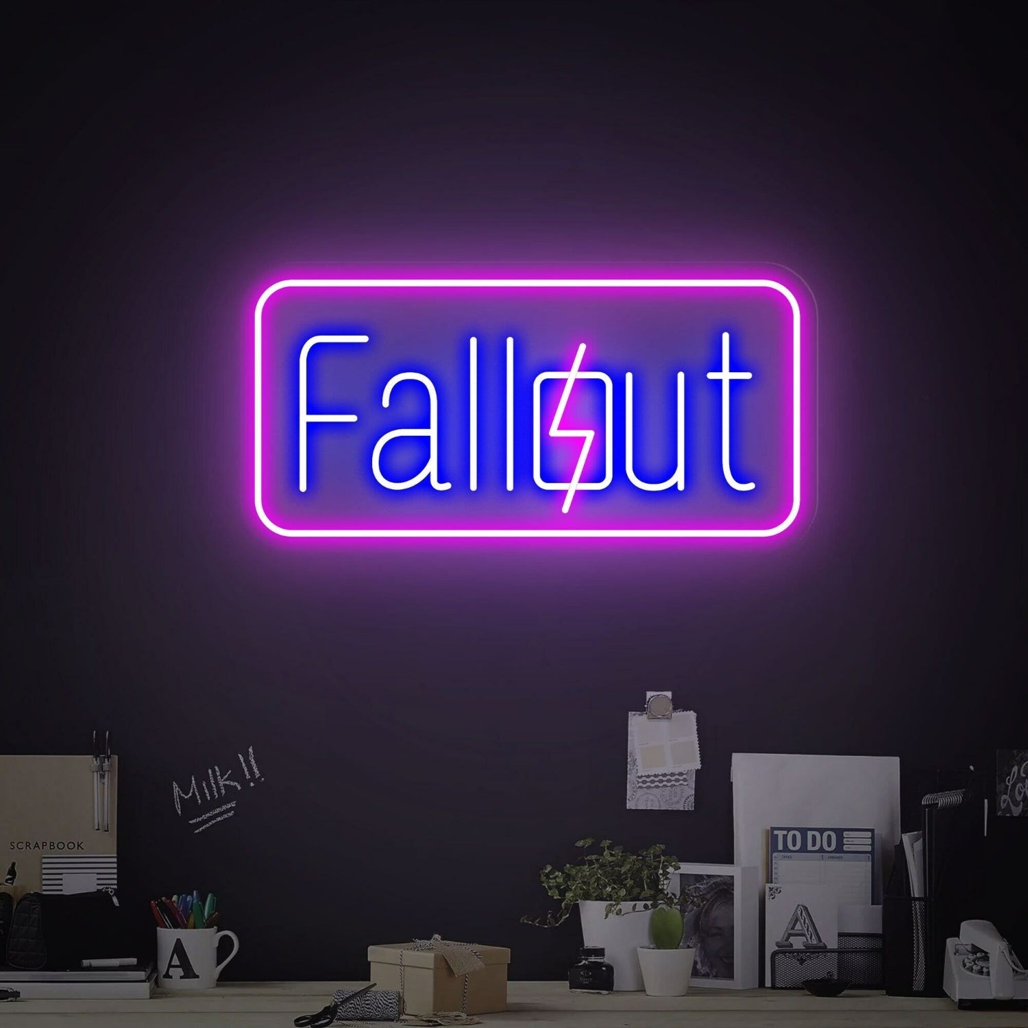 Fallout Led Neon Sign Size - Shineneon