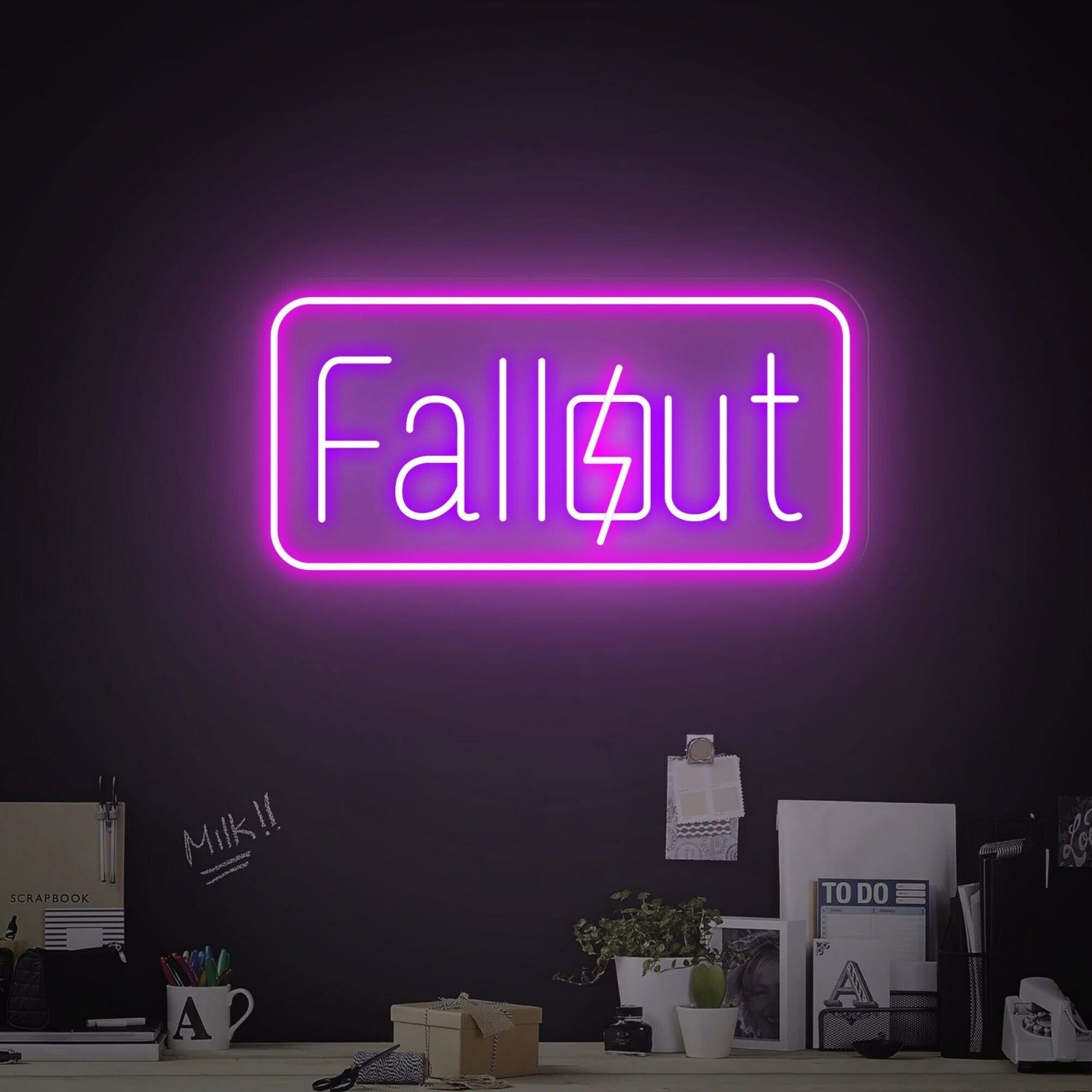 Fallout Led Neon Sign Size - Shineneon