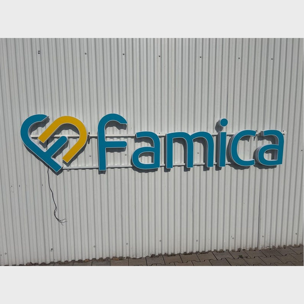 Famica 3D Frontlit Channel Letters Led Light Sign