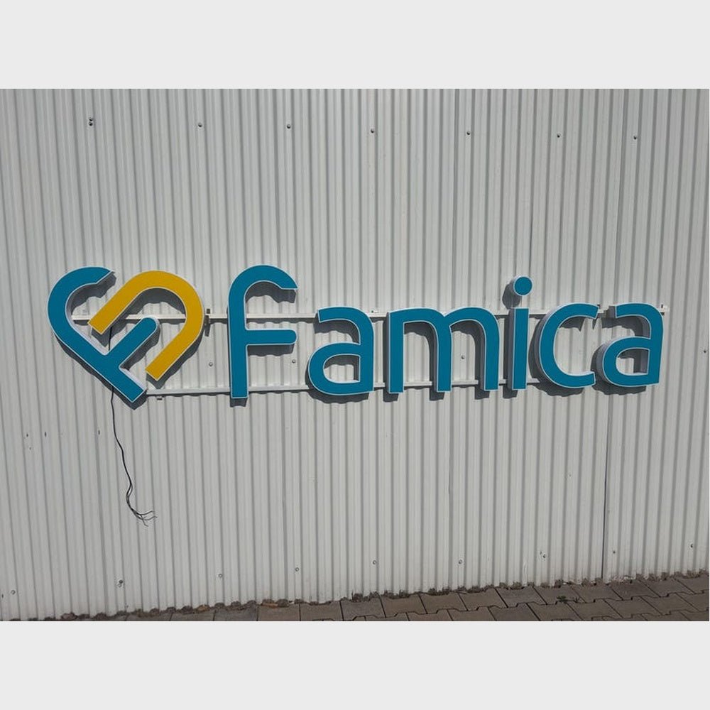 Famica 3D Frontlit Channel Letters Led Light Sign - Shineneon