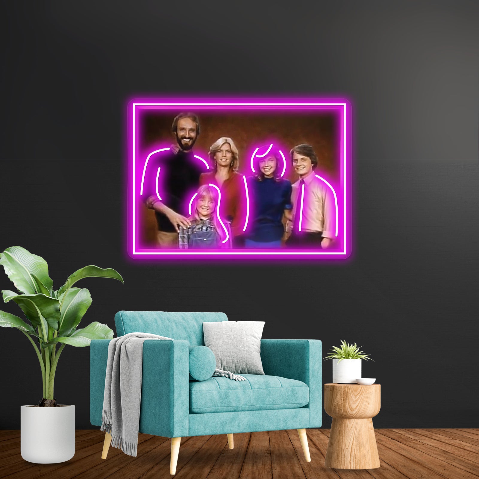 Family Ties Artwork Custom Neon Led Sign | Shineneon