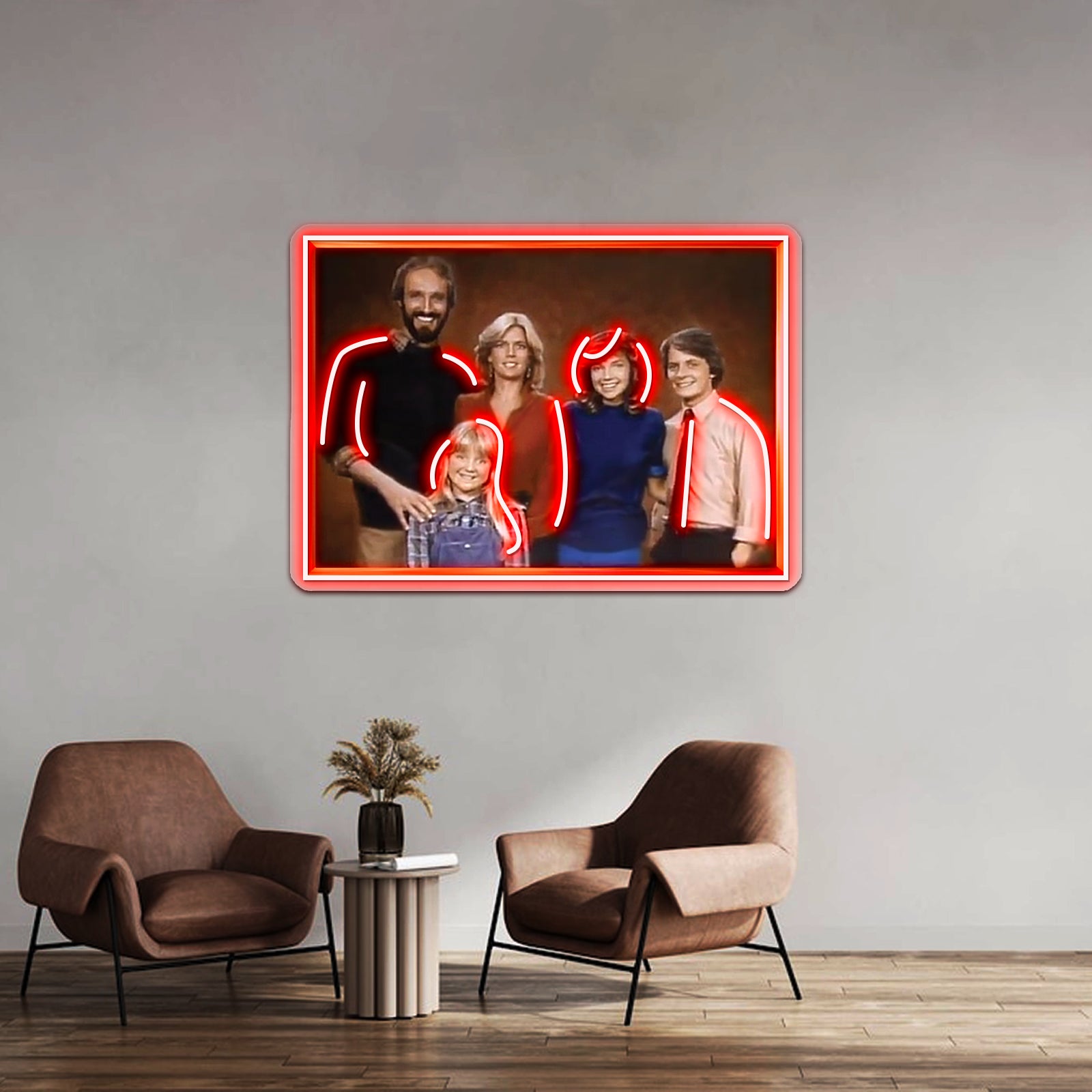 Family Ties Artwork Custom Neon Led Sign | Shineneon