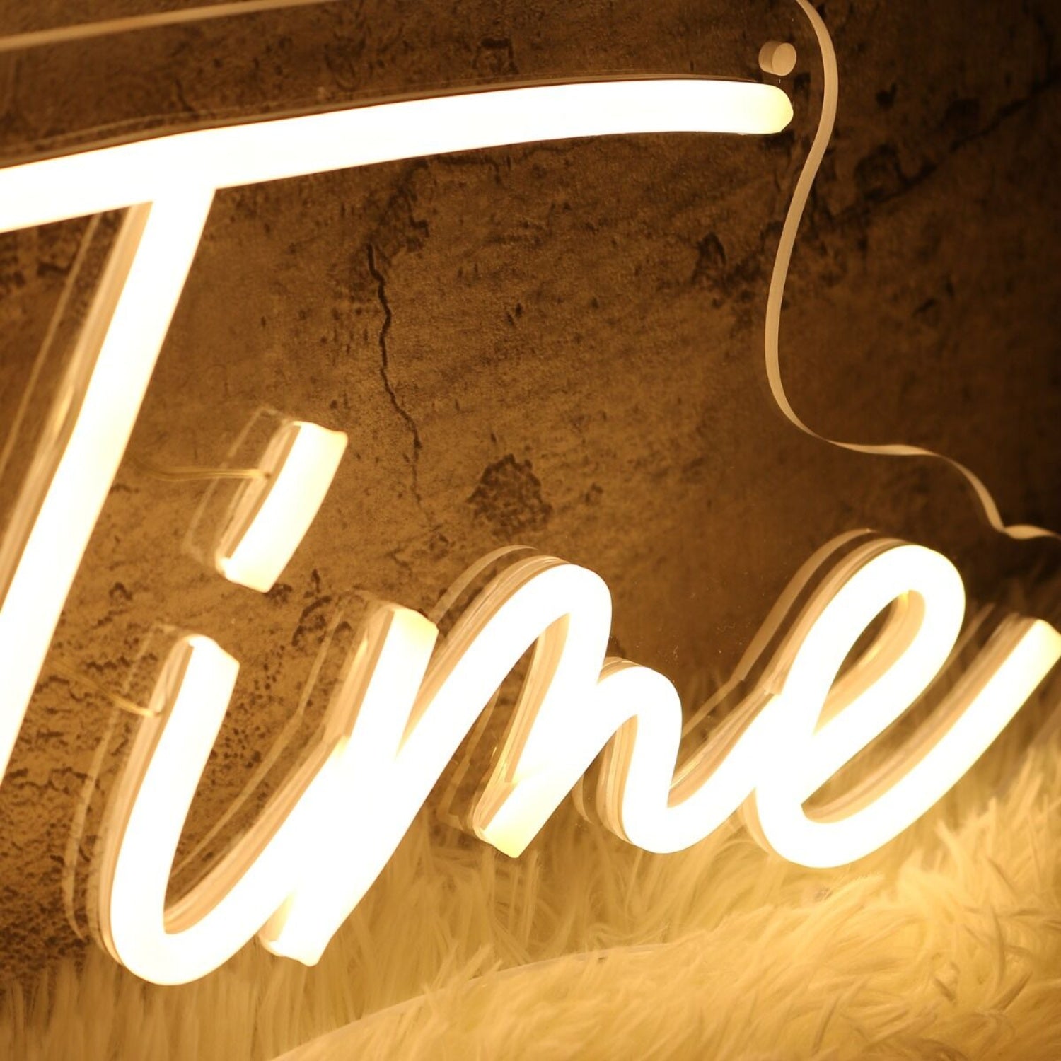Family Time Yellow Led Neon Sign - Shineneon