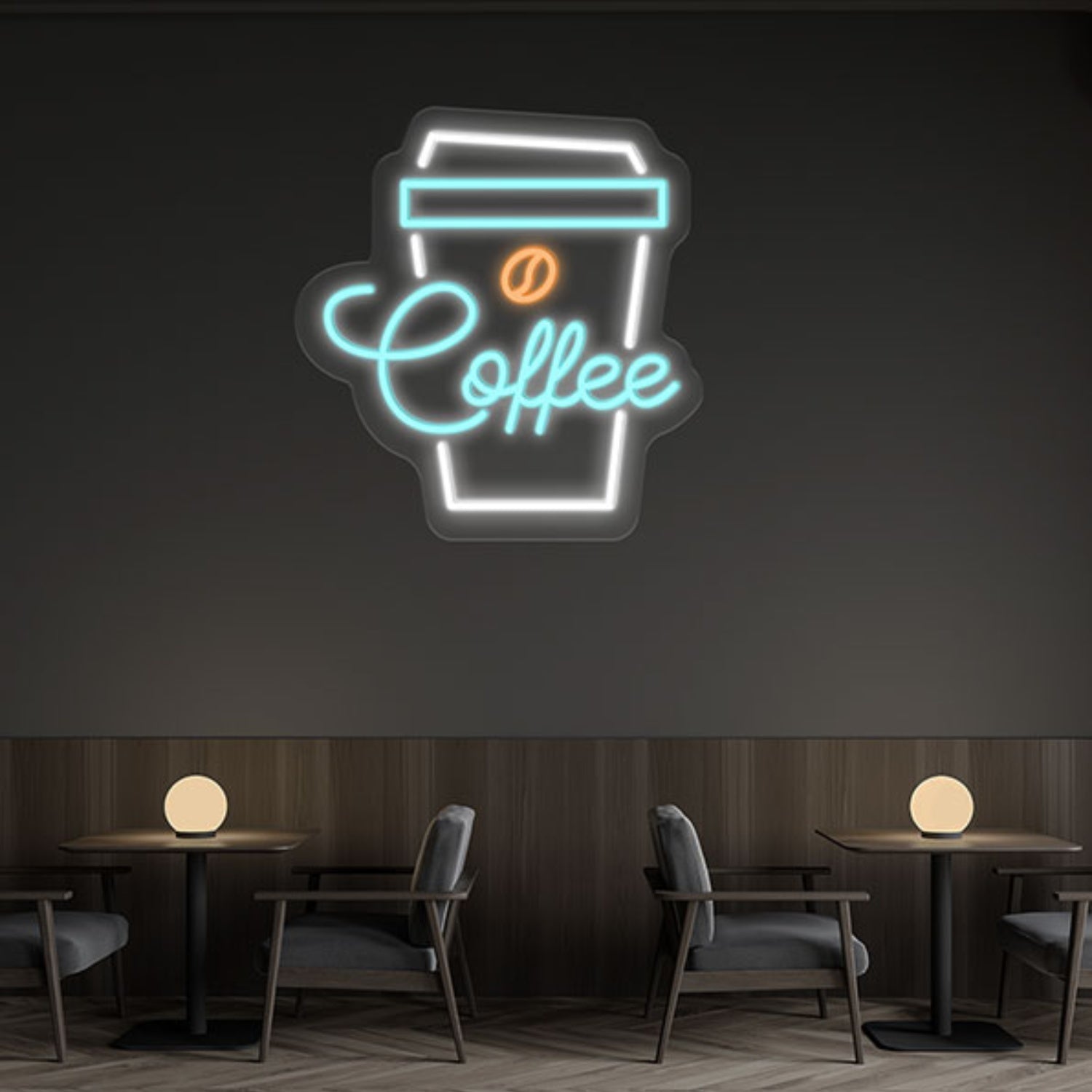 Fancy Coffee Cup Neon Sign Wall Art Decor | Shineneon
