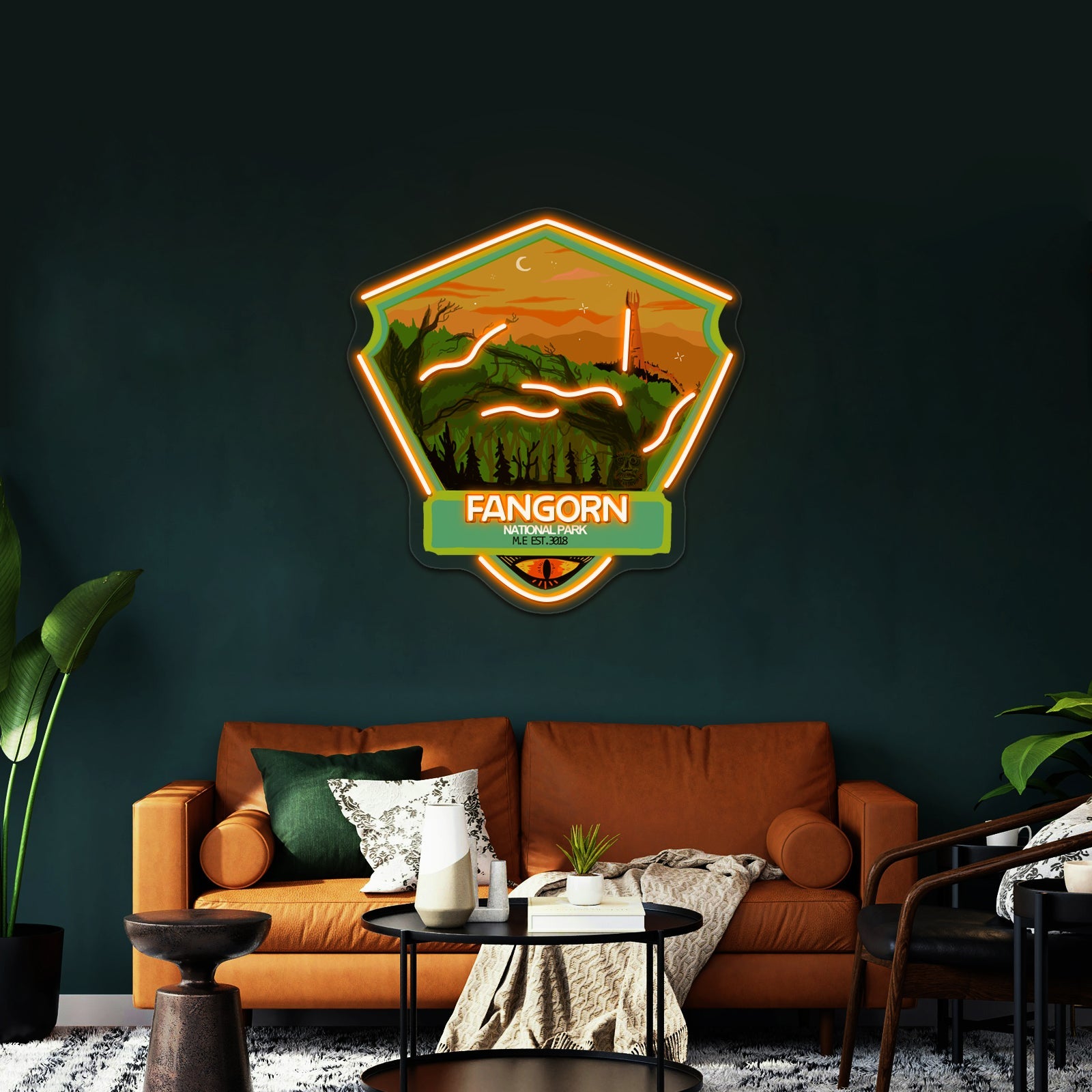 Fangorn Forest National Park Artwork Custom Neon Led Sign - Shineneon