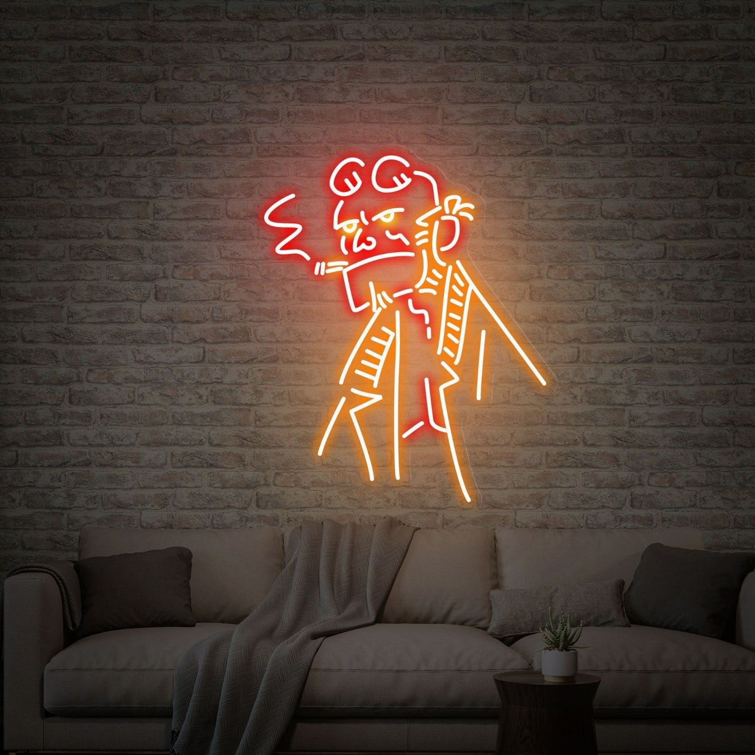 Fantastic Four Hellboy Led Neon Sign Wall Decor - Shineneon