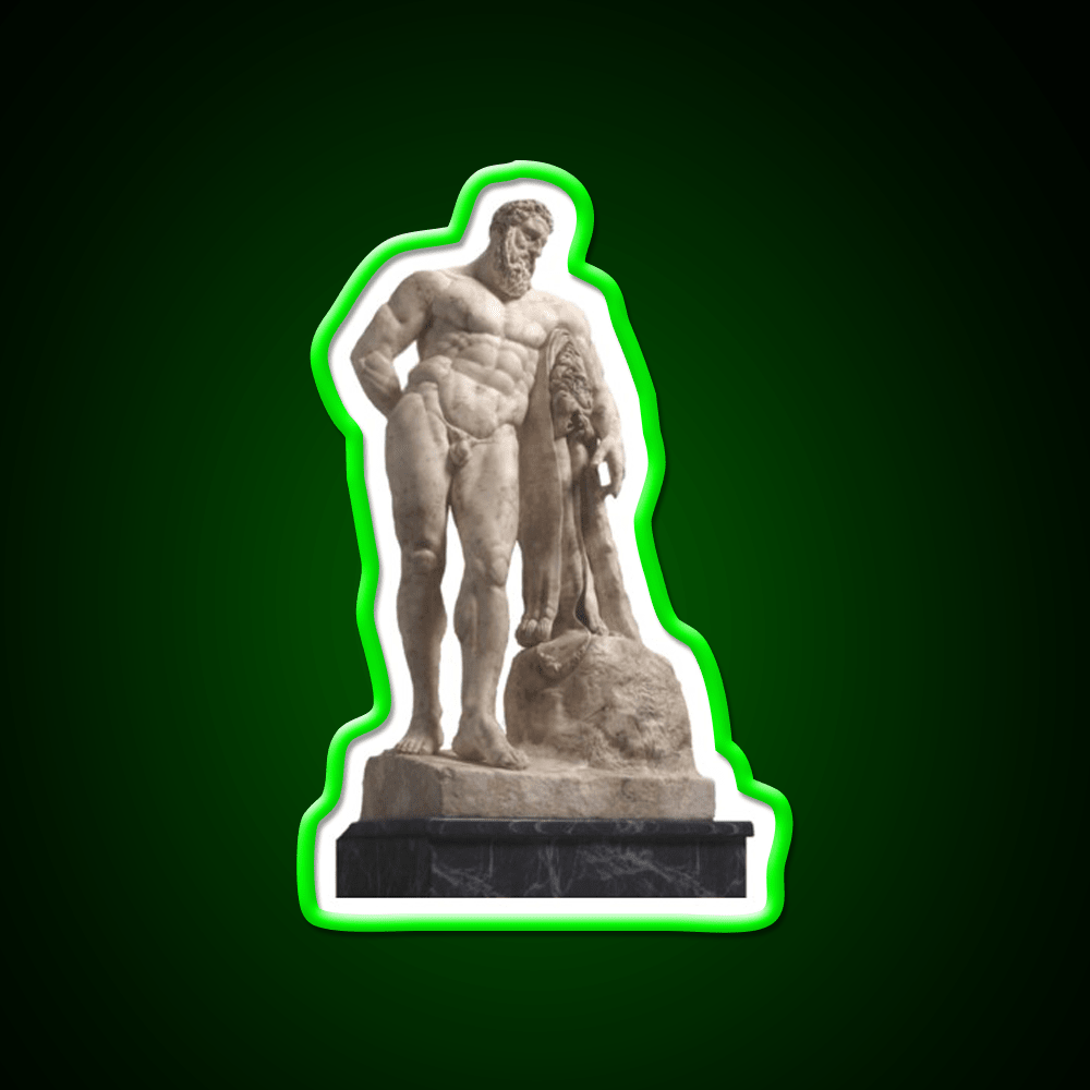 Farnese Hercules Gym Fitness Led Neon Sign Rgb Color - Shineneon