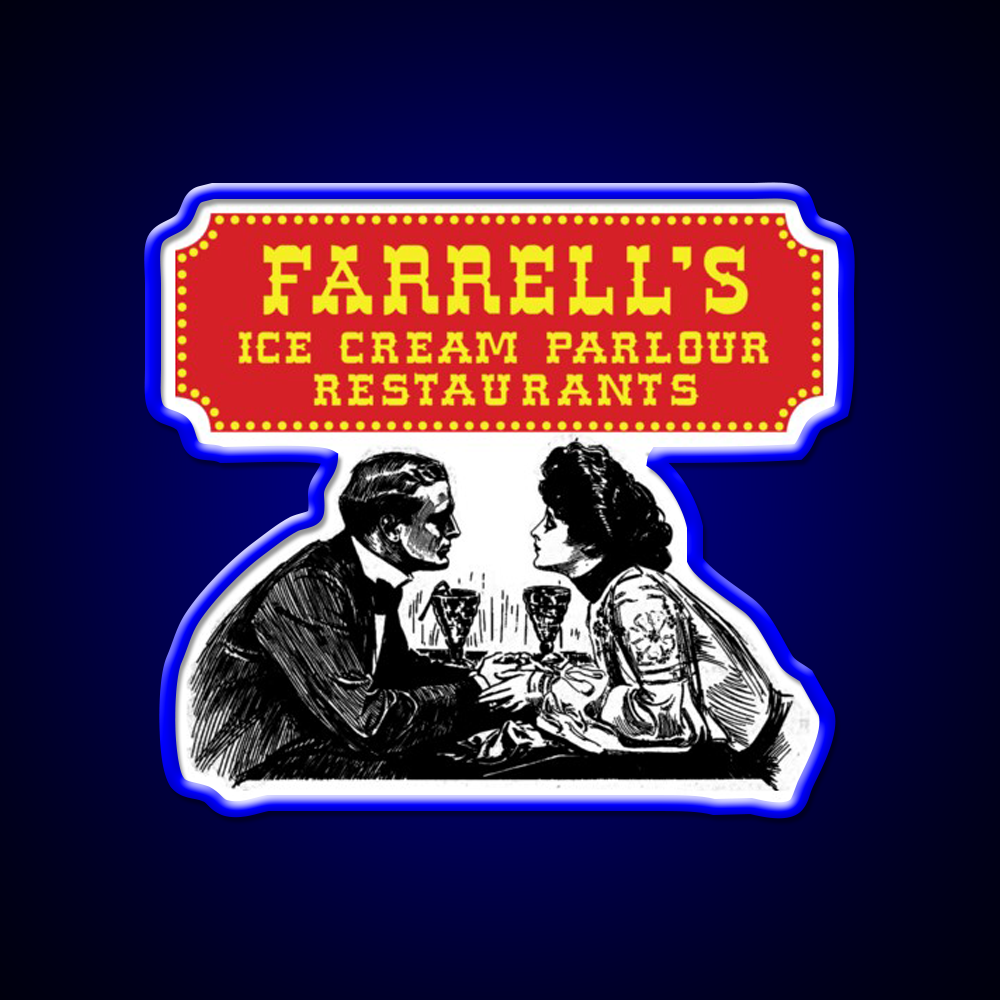 Farrells Ice Cream Parlour Restaurants Led Neon Sign For Burger Place Rgb Color