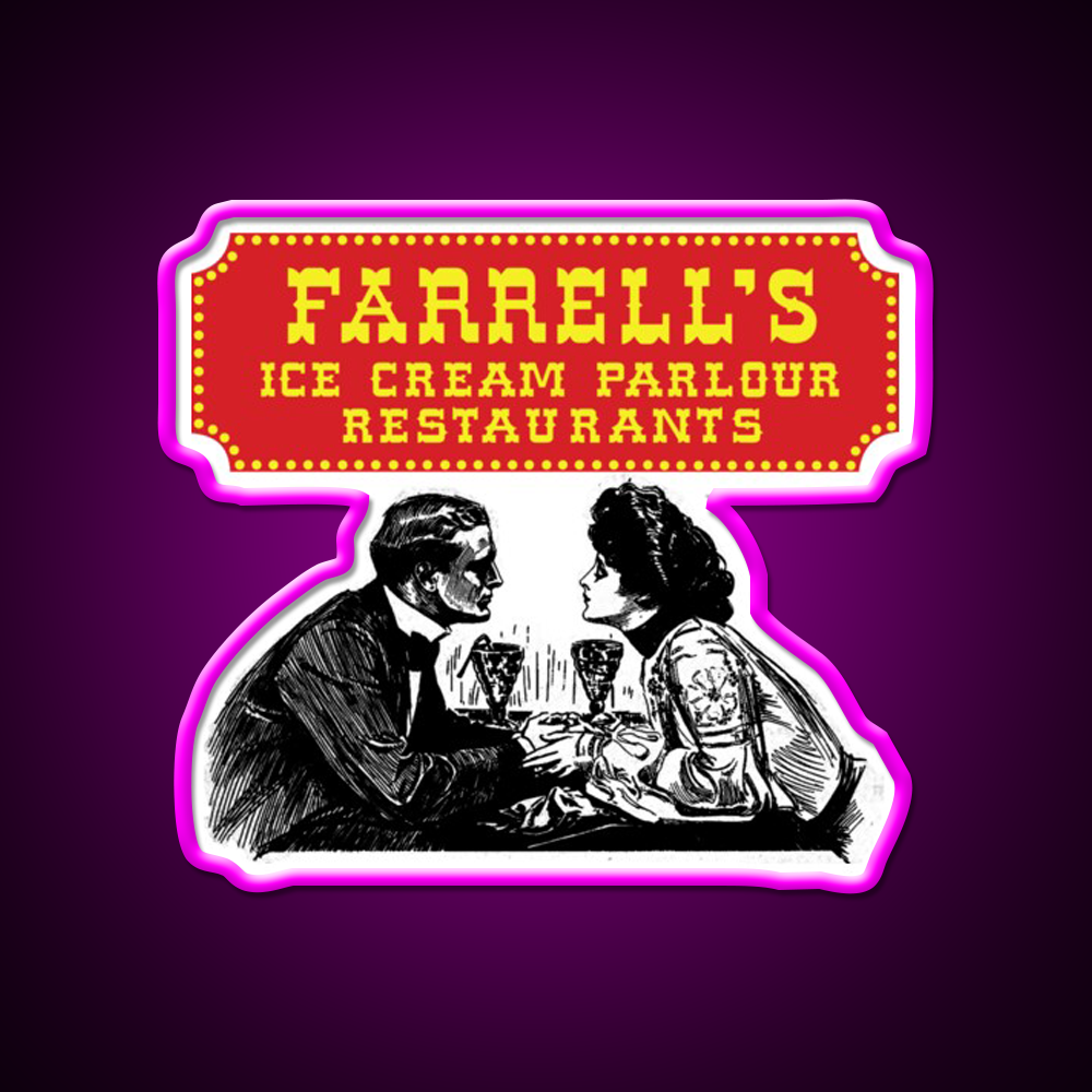 Farrells Ice Cream Parlour Restaurants Led Neon Sign For Burger Place Rgb Color