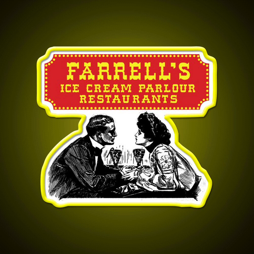 Farrells Ice Cream Parlour Restaurants Led Neon Sign For Burger Place Rgb Color