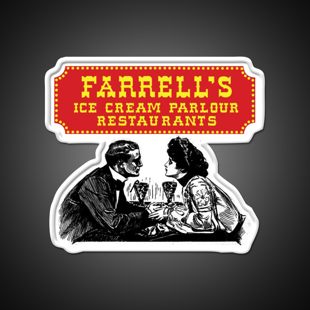 Farrells Ice Cream Parlour Restaurants Led Neon Sign For Burger Place Rgb Color