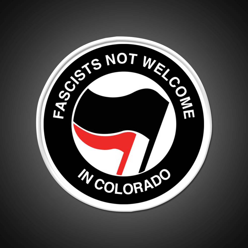 Fascists Not Welcome In Colorado Welcome Led Neon Sign Open Sign Rgb Color - Shineneon